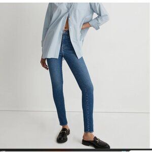 Madewell 10" High-Rise Skinny Jeans in Eardley Wash Sz 25